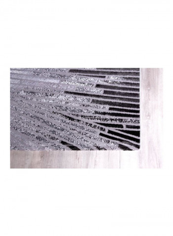 Adele Collection Carpet Modern Contemporary Area Rug Dark Grey/Black 250x350centimeter