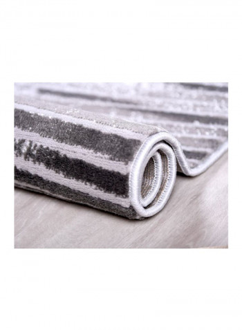 Adele Collection Carpet Modern Contemporary Area Rug Dark Grey/Black 250x350centimeter