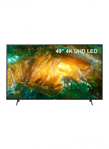 49-Inch 4K UHD Smart LED TV KD-49X8000H Black