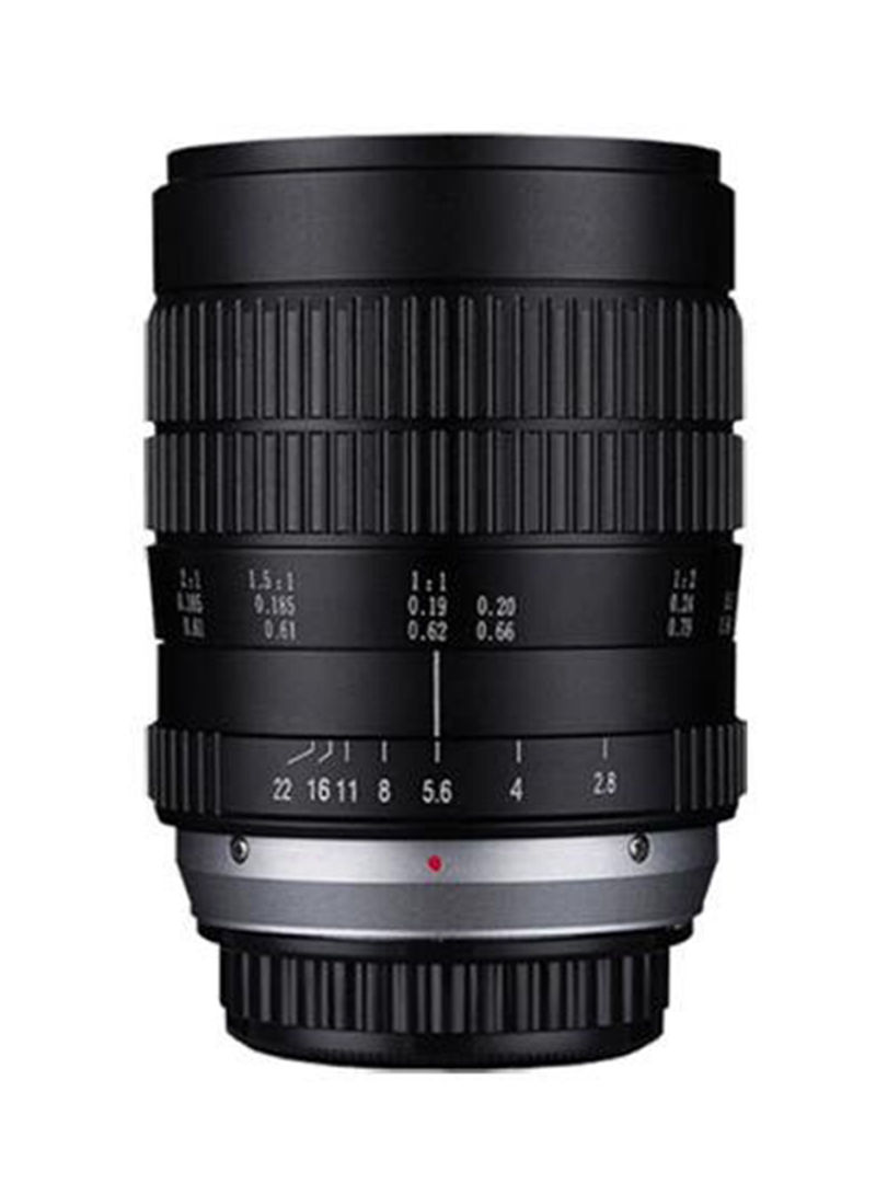 60mm f/2.8 Manual Focus Prime Lens For Canon Camera Black
