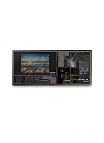 34-Inch Ultra WQHD Monitor Black