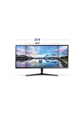 34-Inch Ultra WQHD Monitor Black