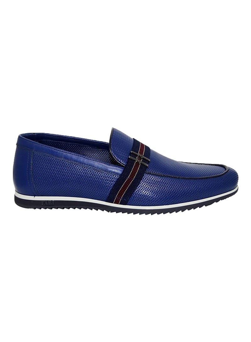 Men's Perforated Loafers Navy