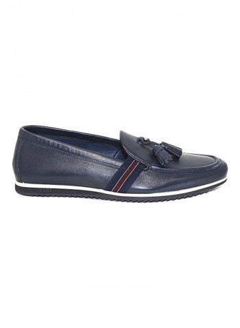 Men's Tassel Detail Loafers Navy