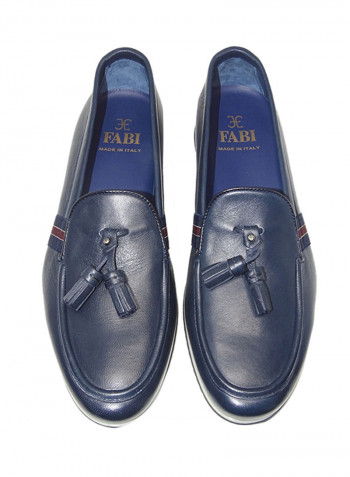 Men's Tassel Detail Loafers Navy