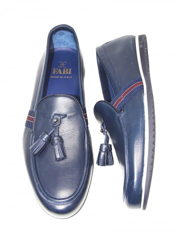 Men's Tassel Detail Loafers Navy