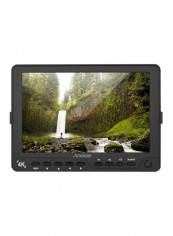 4K HD On-Camera Field Monitor 7-Inch US Plug 7inch Black