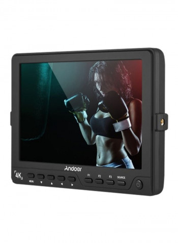 4K HD On-Camera Field Monitor 7-Inch US Plug 7inch Black