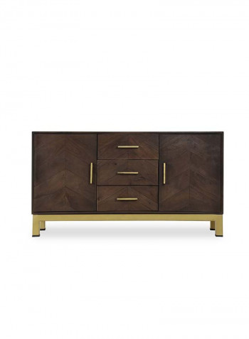 Almeda Sideboard Brown 141 x 43 x 76cm