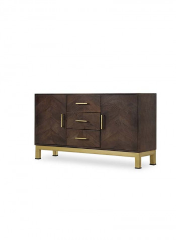 Almeda Sideboard Brown 141 x 43 x 76cm