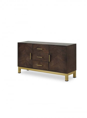 Almeda Sideboard Brown 141 x 43 x 76cm