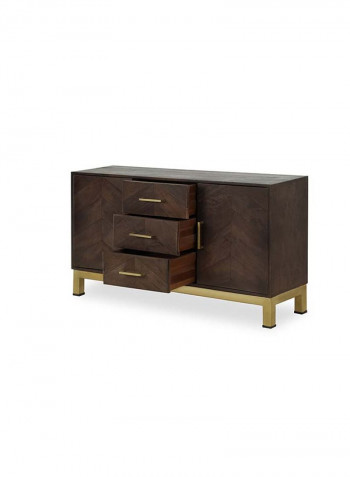 Almeda Sideboard Brown 141 x 43 x 76cm