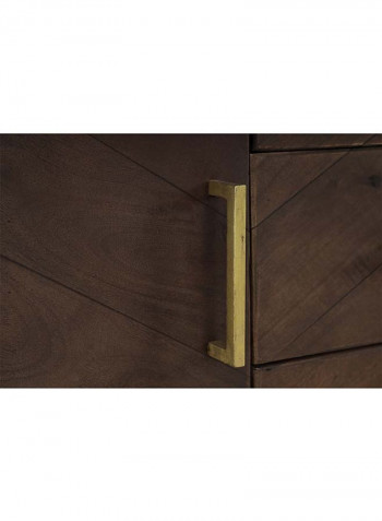 Almeda Sideboard Brown 141 x 43 x 76cm