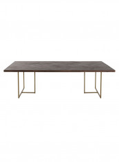 Bruno Long Dining Table Brown 240x110x75cm