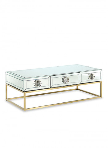 Gordon Coffee Table Gold 130x70x45cm