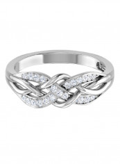 18K White Gold Exquisite Design Glory Diamond Ring