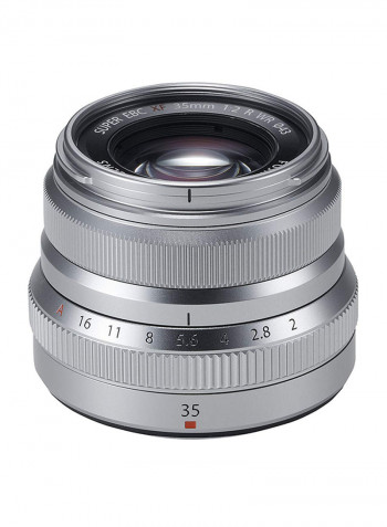 XF 35mm f/2 R WR Lens Silver