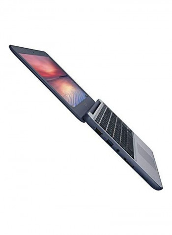 Chromebook Laptop With 11.6-Inch Display, Celeron Processer/4GB RAM/32GB Emmc/Intel UHD Graphics Dark Blue