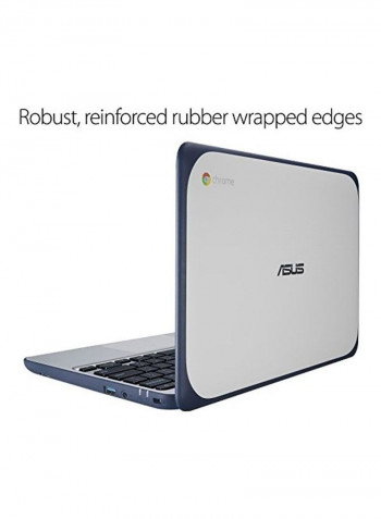 Chromebook Laptop With 11.6-Inch Display, Celeron Processer/4GB RAM/32GB Emmc/Intel UHD Graphics Dark Blue