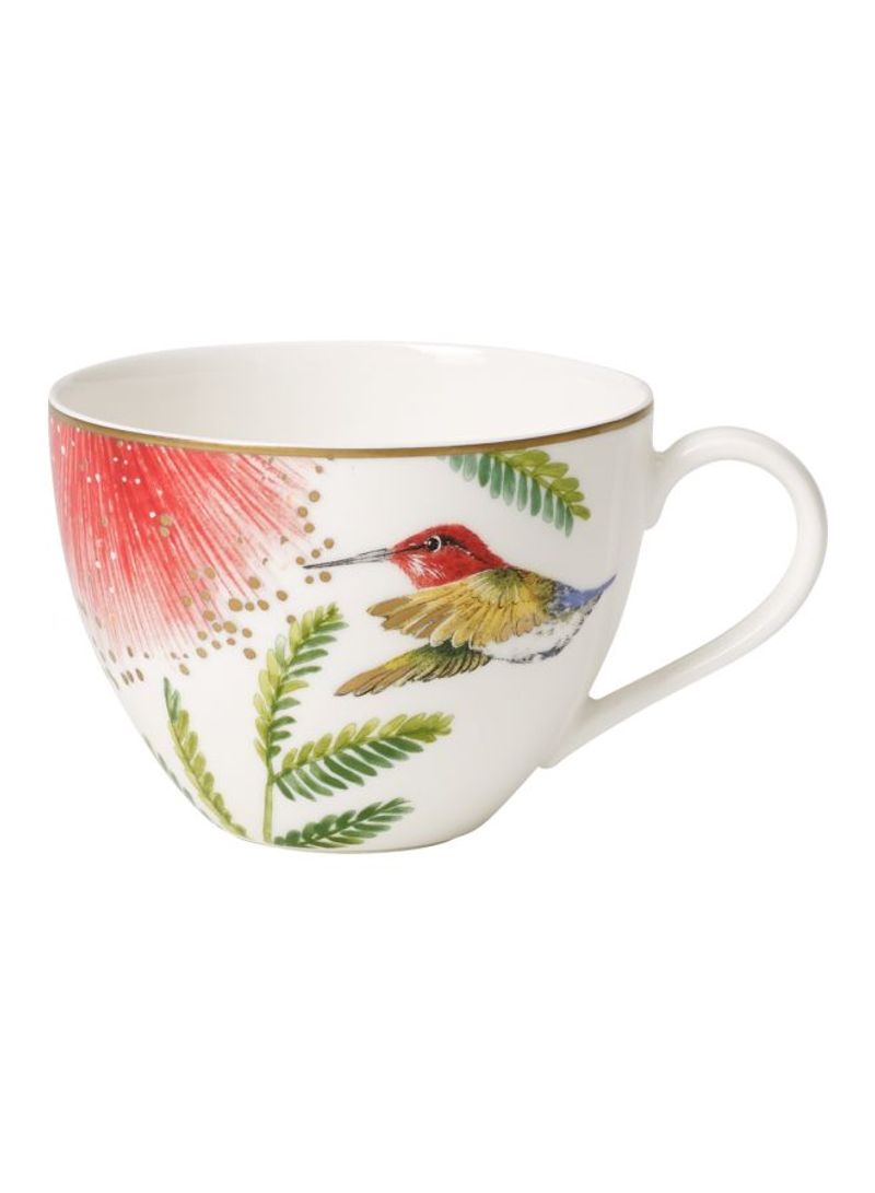 12-Piece Amazonia Anmut Coffee Cup And Saucer Set White/Red/Green