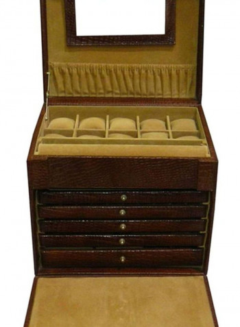 Genuine Leather Jumbo Jewellery Box