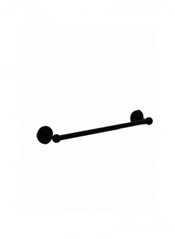 Prestige Skyline Collection Shower Door Towel Bar Black 18inch