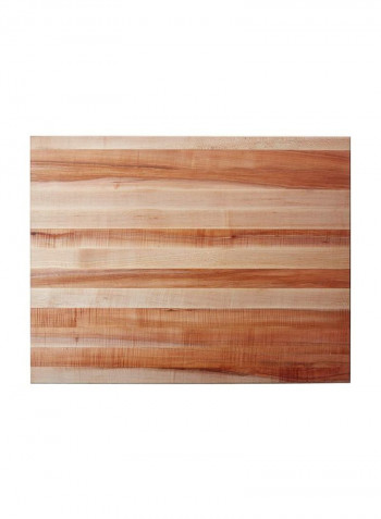 Wooden Reversible Cutting Board Beige 30x23x2.25inch