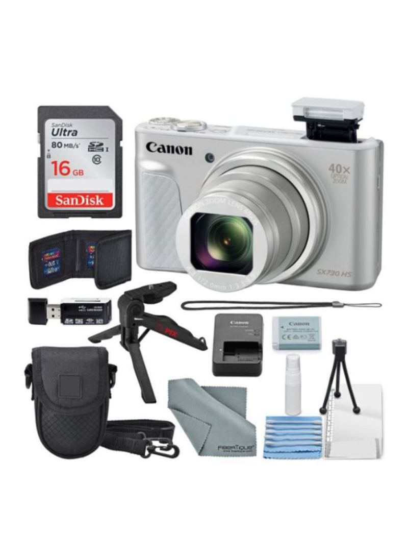 PowerShot SX730 HS Point And Shoot Digital Camera With Basic Accessories