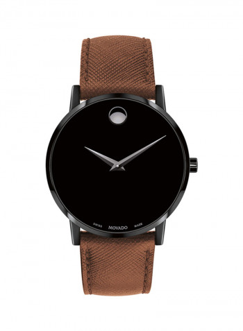 Men's Museum Black Dial 40mm Swiss Quartz Watch 0607198