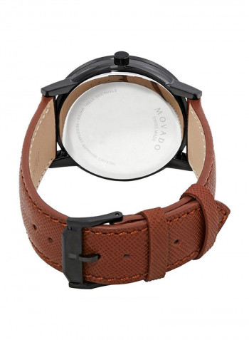 Men's Museum Black Dial 40mm Swiss Quartz Watch 0607198