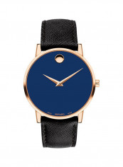 Men's Museum Blue Dial 40mm Swiss Quartz Watch 0607266