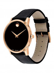 Men's Museum Black Dial 40mm Swiss Quartz Watch 0607196