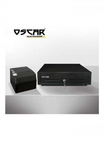 Point of Sale POS System Core J1900 4th Gen 2 GHz/4GB RAM/64 SSD With Cash Register Drawer Black