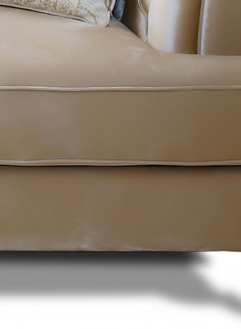 2-Seater Darian Sofa Beige 204x80x103centimeter