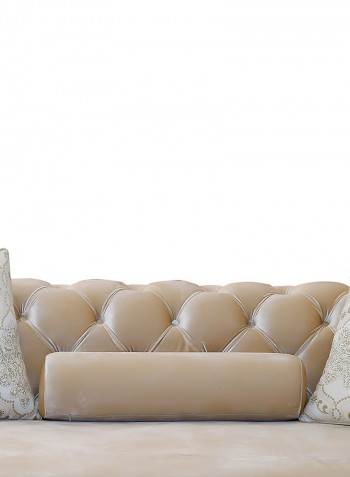 2-Seater Darian Sofa Beige 204x80x103centimeter