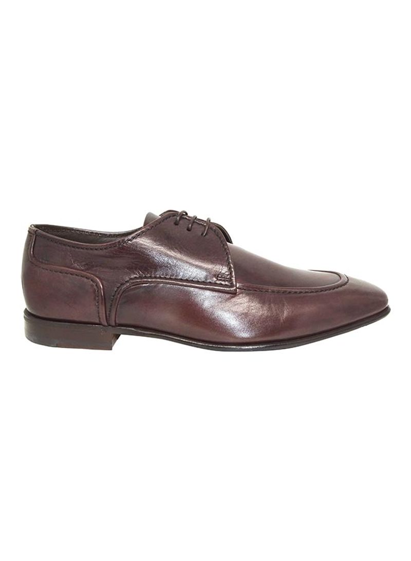 Men's Lace Up Formal Oxfords Maroon