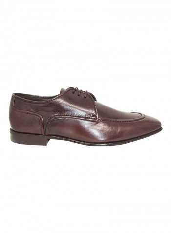 Men's Lace Up Formal Oxfords Maroon