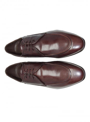 Men's Lace Up Formal Oxfords Maroon