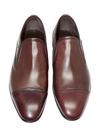 Men's Pointed Toe Formal Shoes Brown