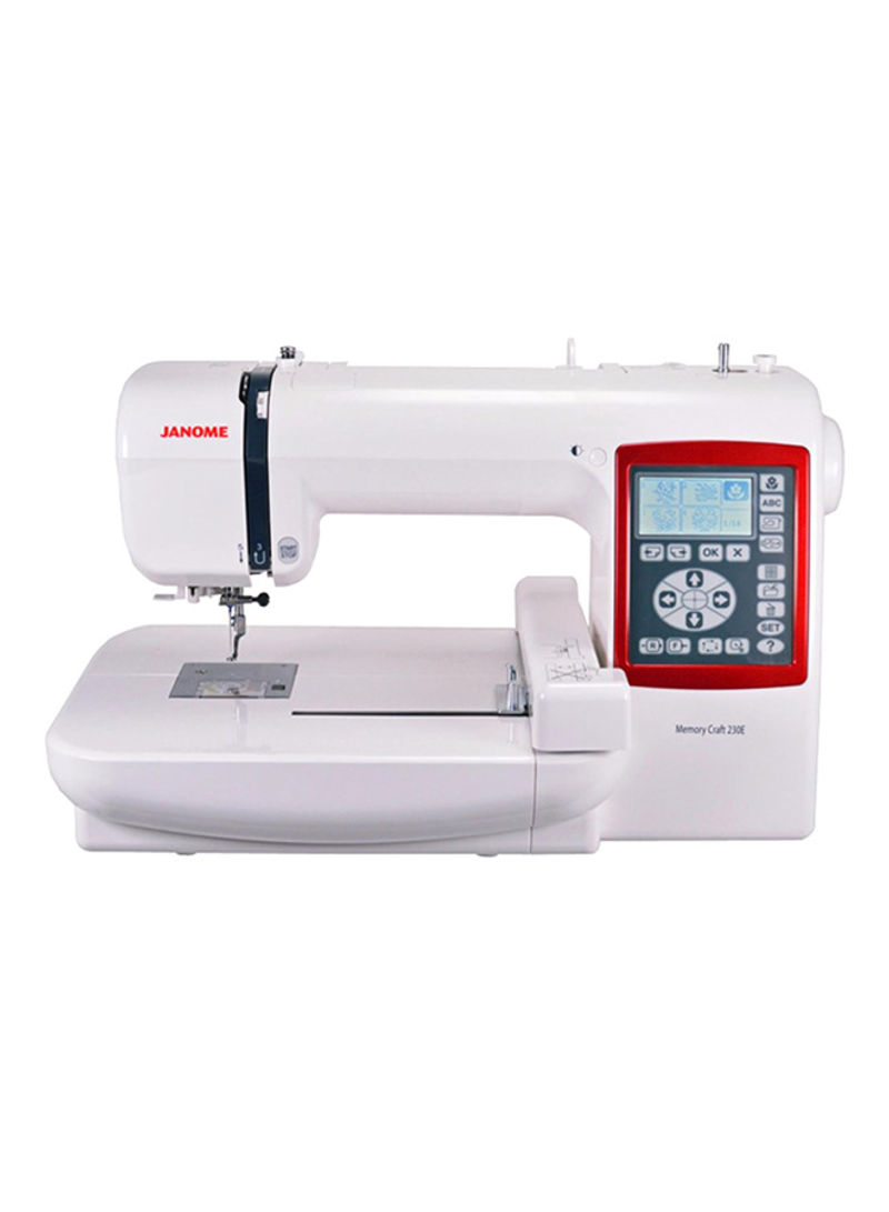 Embroidery Sewing Machine White 15kg
