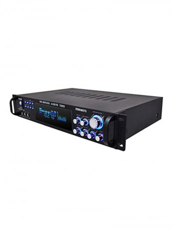 Hybrid Pre-Amplifier With AM/FM Tuner P2001AT Black