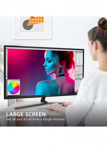 32-Inch WQHD IPS  Monitor Black