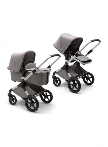 Fox Style Stroller Set Complete, Mineral Light Grey