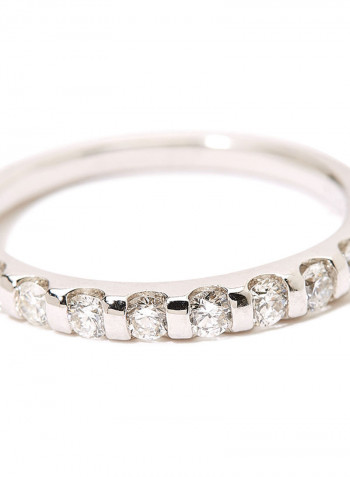 18K White Gold Exquisite Design Diamond Ring