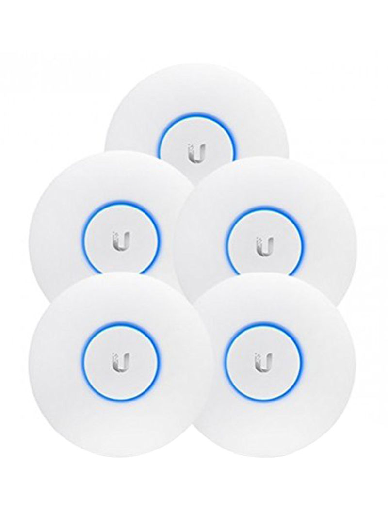 5-Piece UniFi Wireless Access Point White/Blue