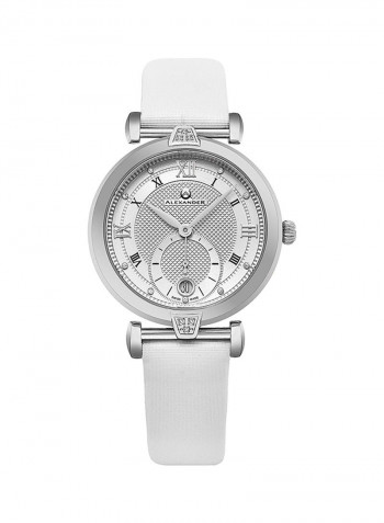 Women's Monarch Olympias Leather Analog Wrist Watch AD202-01