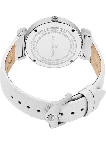 Women's Monarch Olympias Leather Analog Wrist Watch AD202-01