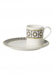 12-Piece Metrochic Espresso Cup And Saucer Set White/Gold/Black reviews 12-Piece Metrochic Espresso Cup And Saucer Set White/Gold/Black