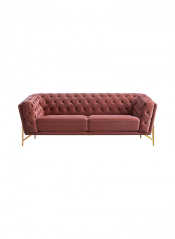 Claudia 3-Seater Sofa Brown