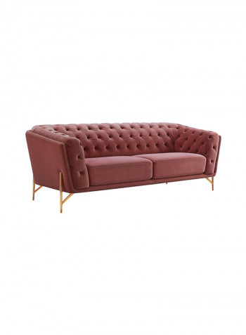 Claudia 3-Seater Sofa Brown